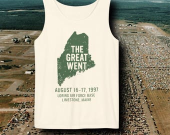 The Great Went Retro 1997 Music Festival Tank Top, Vintage Concert Collectors Tee,  Garment-Dyed  Comfort Colors, Hippie Music Lover Shirt