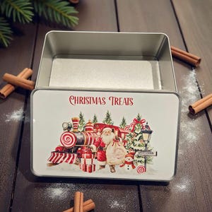 Weihnachts-Leckerei-Dose - festliche Aufbewahrungsbox für Süßigkeiten, Kuchen & Geschenke