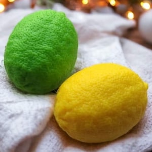 Lemon soap favors Lime soap Citrus soap favors Realistic fruit soap Lemon baby shower Lemon bridal shower Lemon party favors Soap favors