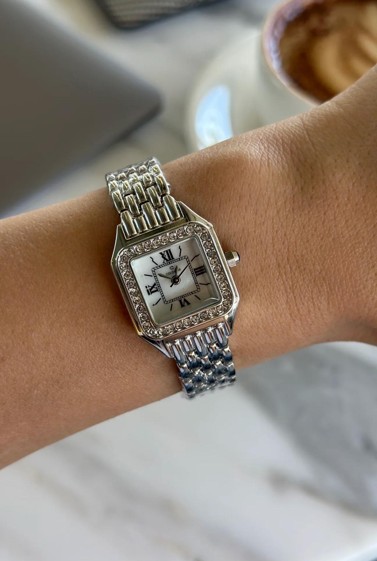 NEW* Victoria Wieck Emerald Cut Stones, 5 Interchangeable Bands Watch Victoria Wieck Fashion Watch – Kimberly main image 2
