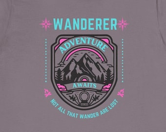 No todos los que vagan están perdidos, camiseta de vagabundo, camiseta de aventura, camiseta de viaje, camiseta de montaña, regalo de acampada y senderismo, explorador al aire libre
