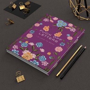 Diario Sassy, cuaderno de tapa dura con divertido diseño botánico, un gran regalo para la salud mental, diario floral terapéutico, cartas de despedida