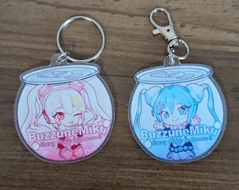Buzzune Miku Mikuverse Hatsune Miku parody keychain