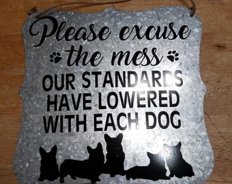 MY DOG/'S RULES RETRO STYLE METAL TIN SIGN//PLAQUE WELSH TERRIER THEME
