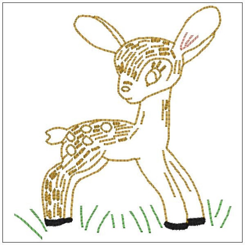 Download Vintage Baby Animal Quilt Blocks Bib Designs Machine Embroidery Design 4x4 Quilting Sewing Needlecraft