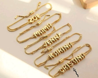 Personalized Name Bracelet • Custom Name Jewelry • Bridesmaid Gift • Minimalist Name Bracelet • Name Jewelry • Personalized Jewelry