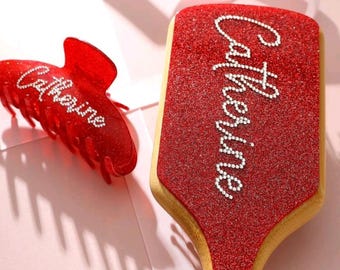 Personalized Name Hair Claw Clip, Bridesmaid Gift