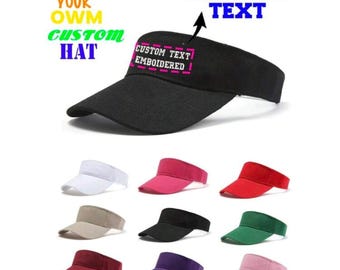 Custom Embroidered Summer Cap | Personalized Baseball Hat | Logo Visor