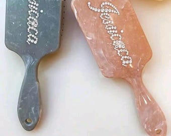 Custom Name Hair Brush, Personalized Paddle Brush, Bridesmaid Gift