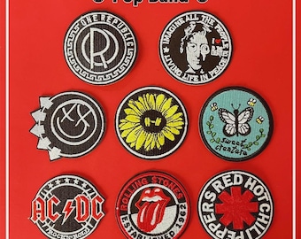 Pop Band Iron-on Patch | Embroidered Music Badges