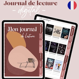Journal de lecture digital en français, carnet de lecture numérique.