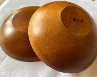 Mid-century Modern Baribocraft Wooden Bowls