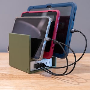 3 Bay Charging Station - Multiple Devices, Family Charging