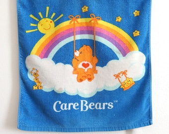 Vintage Care Bears Bath Towel, 21x41