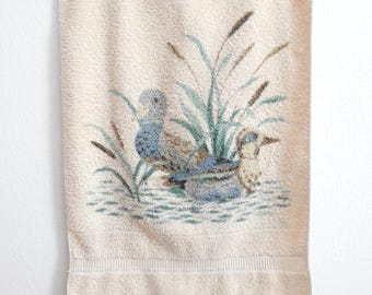 Vintage Duck Hand Towel