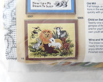 Kit de broderie à points longs Artcraft Concepts vintage, Friends # 5905