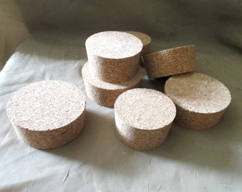 Large Cork Stoppers - Multiple Sizes - fits mason jars, large jars, candle jars and even upcycled pickle jars