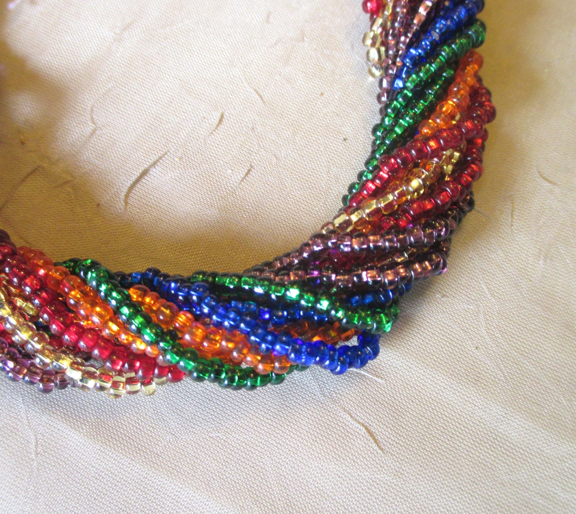 Seed Bead Mixed Hanks RAINBOW Size 8 Czech Preciosa Beads - Etsy