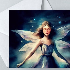 Fairy Cards, Large Note Card, Invites, Birthday, Gift Card image 3