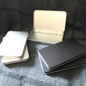 Tin Containers, Large Art Tin - Craft Tin, Gift Tin, Paint Tin, Tin Box