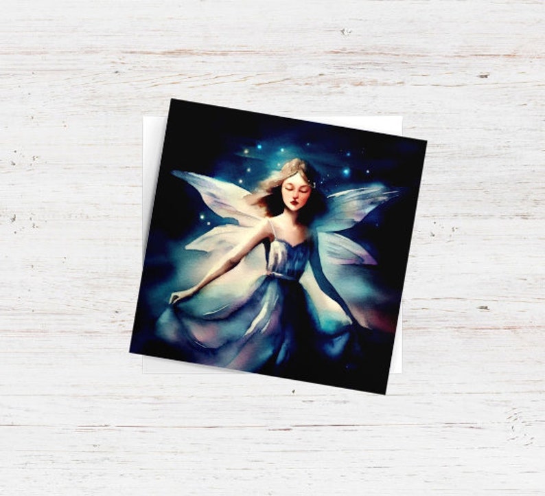 Fairy Cards, Large Note Card, Invites, Birthday, Gift Card image 6