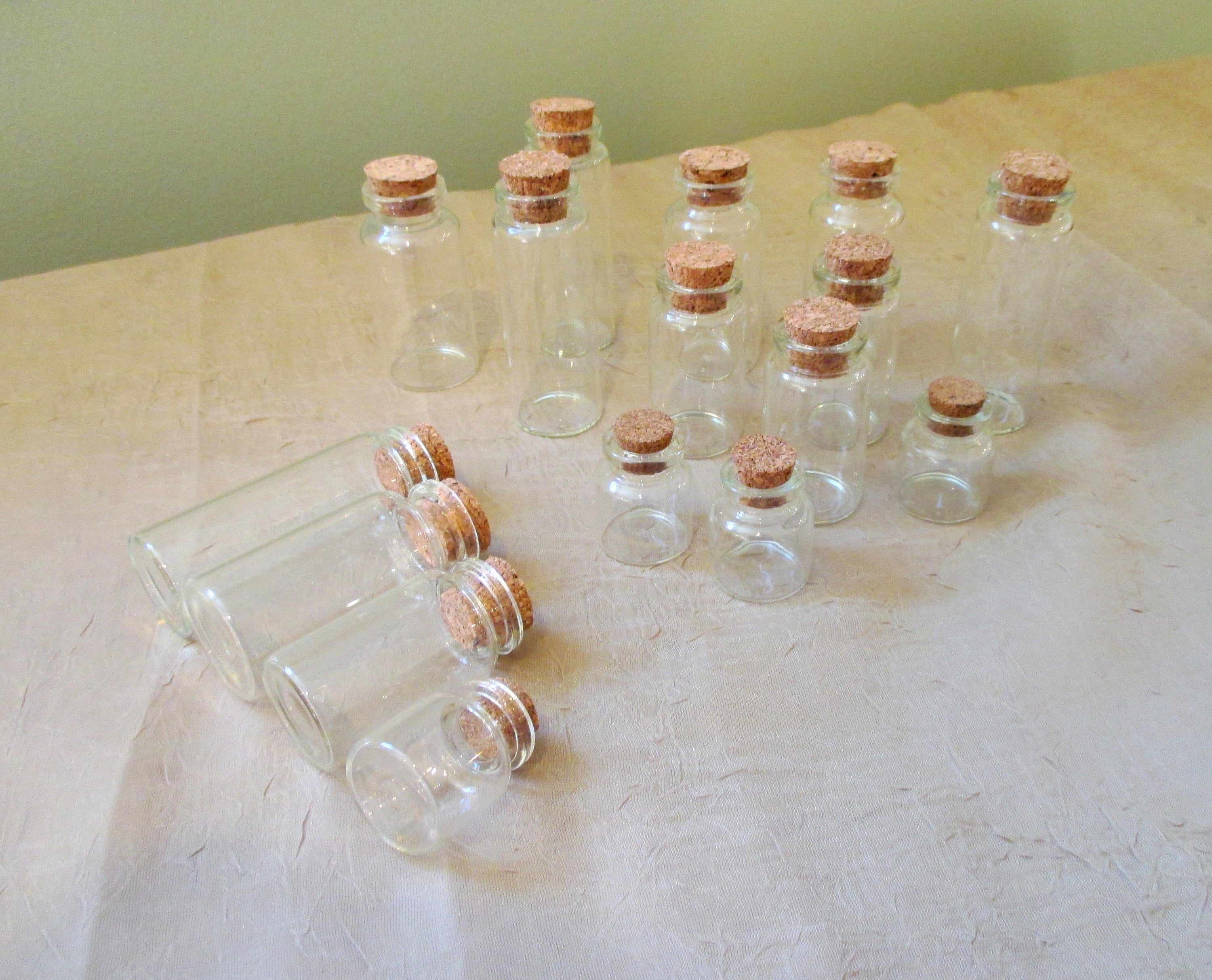 Small Jar With Cork Etsy