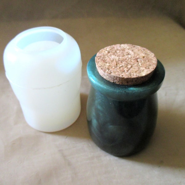 Mold - Jar Casting Mold - for Epoxy, Clay or other casting medium