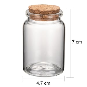 Small Jar with Cork 70x47mm