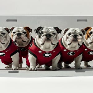 Georgia Bulldog License Plates