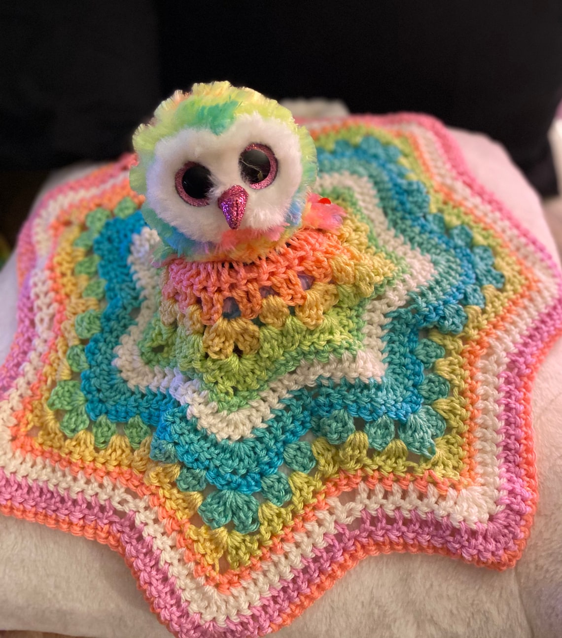 Crochet baby lovey Etsy