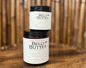 Organic Stretch Mark Belly Butter, 8 oz