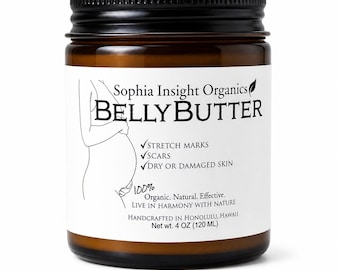 4 oz Organic Stretch Mark Belly Butter