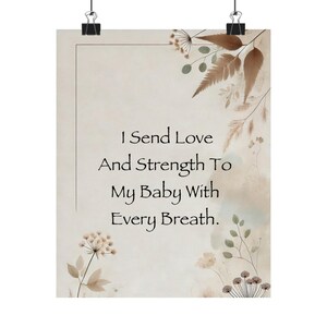 Positive Geburt Affirmation Poster | Motivierendes Geburtszitat Druck | Schwangerschaft & Wehen Ermutigung