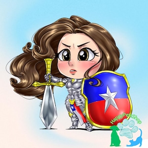 Personalized Anime-Style Chibi Portrait from Photo - Digital Download for Unique Gift