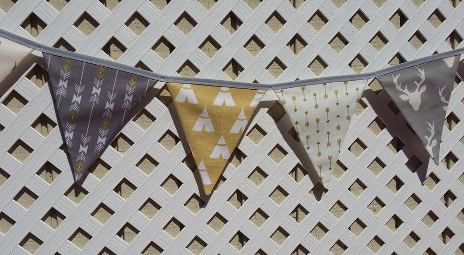 Woodland Nursery Bunting Banner Flags Baby Boy Nursery Decor Etsy