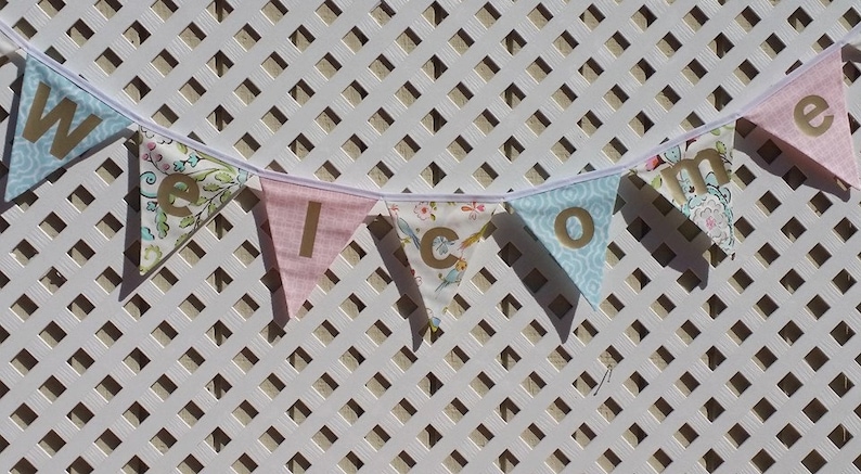 Love Bird Damask Baby Shower Banner Dena Designs Nursery Pink Mod Circles Table Banner Aqua Blue First Birthday Banner Baptism Banner