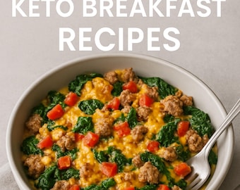 30 ricette per la colazione chetogenica / Ricettario a basso contenuto di carboidrati e senza zucchero (PDF)