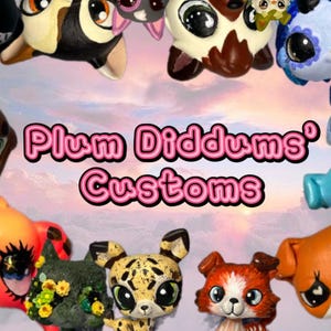 Custom Littlest Pet Shop – Hand-Painted LPS-Inspired Collectibles | Cute Pet Sculpt Commissions | PlumDiddums