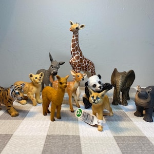 Wählen Sie Ihre eigene Baby Tier Figur – Schleich Spielzeug Tiere – Vintage Sammlerstücke – Wildtier Spielzeug Set