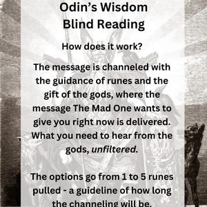 Odin's Wisdom | The All-Father Blind Reading | Norse Gods Channeled Message 1 to 5 Paragraphs image 3