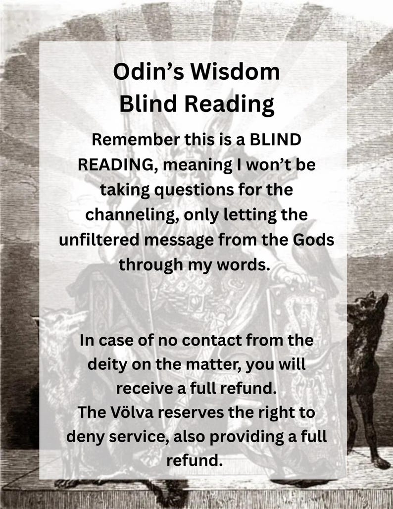 Odin's Wisdom | The All-Father Blind Reading | Norse Gods Channeled Message 1 to 5 Paragraphs image 5