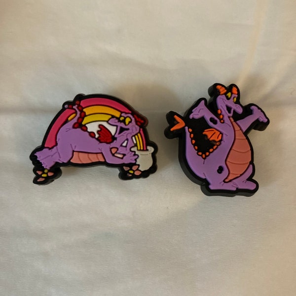 Disney Figment of your imagination shoe charms set of two