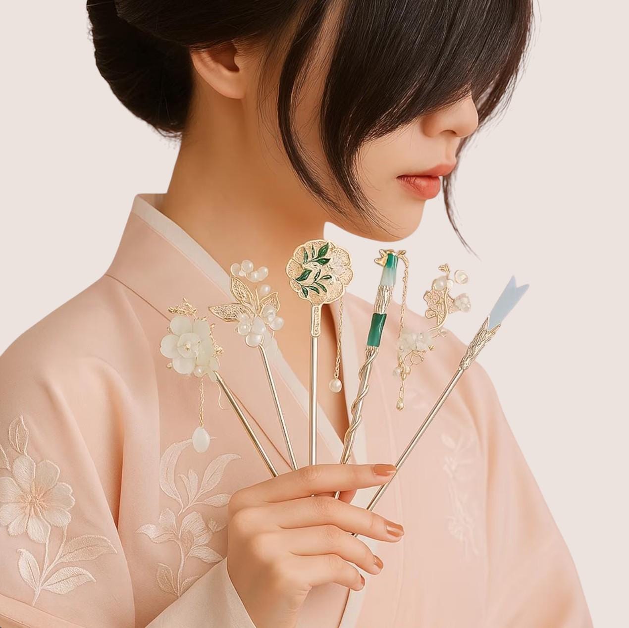 エレガント 蝶 タッセル ヘアピン レトロ チャイニーズ ヘック