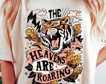 Comfort Colors® The Heavens are Roaring Shirt, Believer Shirt, Bible Verse Shirt, Faith Shirt, Bible Shirt, Fall Christian Shirt
