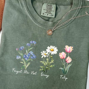 Comfort Colors® Subtle FDT Shirt, F*ck Donald Trump Tshirt, Flower Anti Trump T-shirt, Anti MAGA Shirts, Political T shirt, Feminist Gift