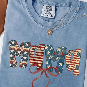 Comfort Colors® American Mama 4th Of July shirt, Retro USA shirt, American Mama shirt, Fourth Of July,mama shirt, retro 4th of July shirt