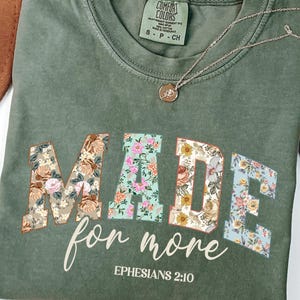 Comfort Colors® Bible Verse Shirt, Cute Christian Shirt For Women,Jesus Shirt,Christian Gift, Christian Christmas Shirt,Love and Grace Shirt