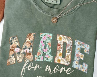 Comfort Colors® Bible Verse Shirt, Cute Christian Shirt For Women,Jesus Shirt,Christian Gift, Christian Christmas Shirt,Love and Grace Shirt