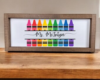 Custom Teacher Sign, Custom Teacher Sign, Teacher Gift, Personalized Teacher Gift, Teacher Appreciation