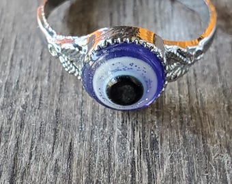 Fun Bachelorette Party Gift Bag Gifts Lot of 11 Evil Eye Goth Lucky Stainless Steel Rings Sz 10/ 8.75